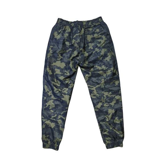 Nike RARE Nylon Pants Green Camo Sweatpants Joggers Size Large - Picture 5 of 5